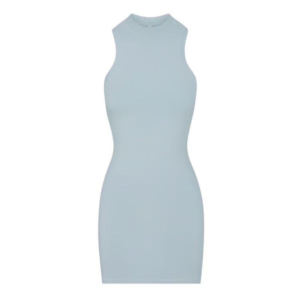SKIMS | New Vintage Mock Neck Mini Dress NWOT